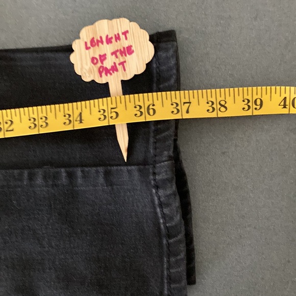 Rhythm in Blues black denim jeans size 12 57%cotton 21%polyester 2%spandex - Picture 5 of 10